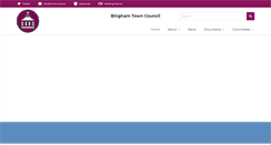 Desktop Screenshot of bingham-tc.gov.uk