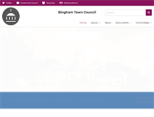Tablet Screenshot of bingham-tc.gov.uk